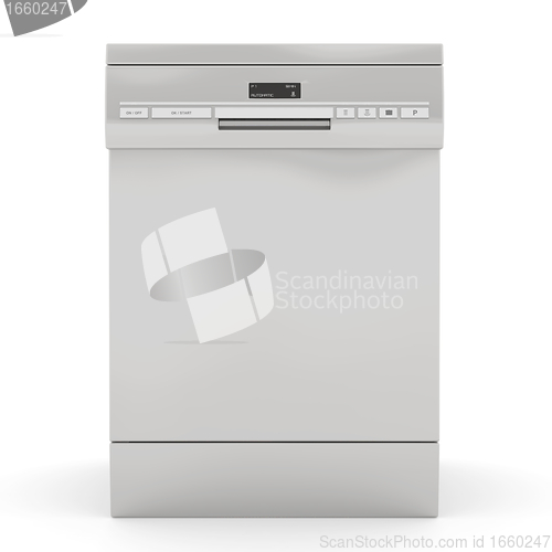Image of Silver dishwasher