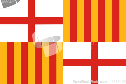 Image of barcelona flag