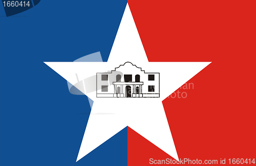 Image of san antonio flag