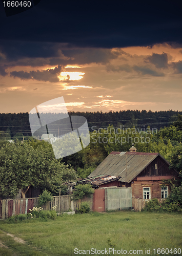 Image of Old wood house.