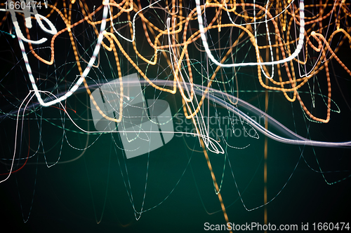 Image of Abstract light trails