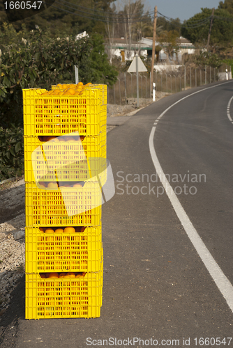 Image of Orange crates