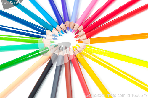 Image of Multicolored pencils