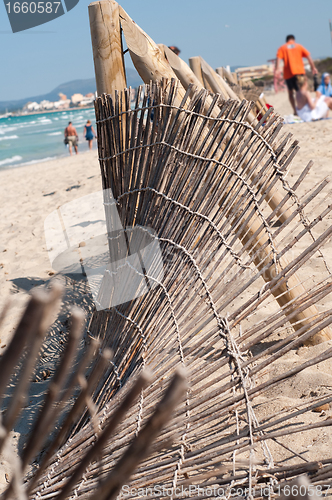 Image of Fence on the beach
