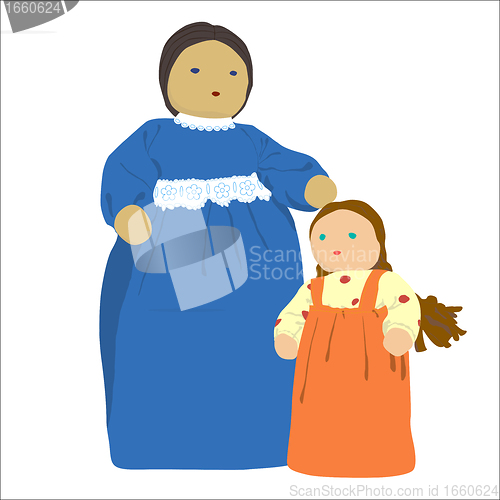 Image of mother and daughter