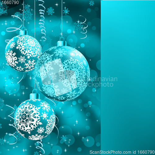 Image of Merry christmas card. EPS 8
