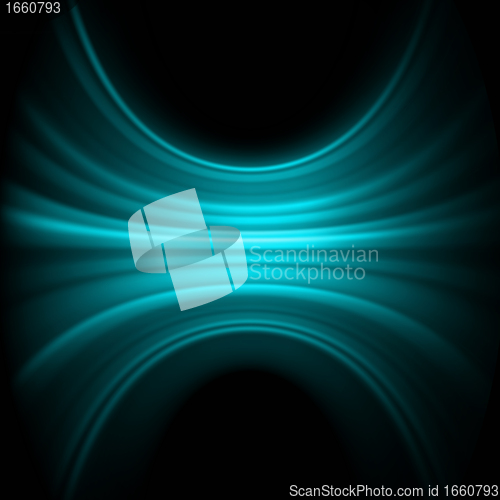 Image of Blue smooth light lines template background. EPS 8