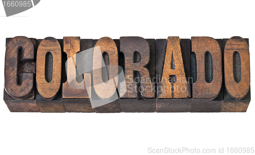 Image of Colorado - western style type