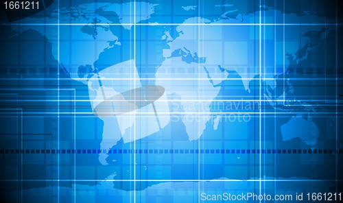 Image of Abstract technical background