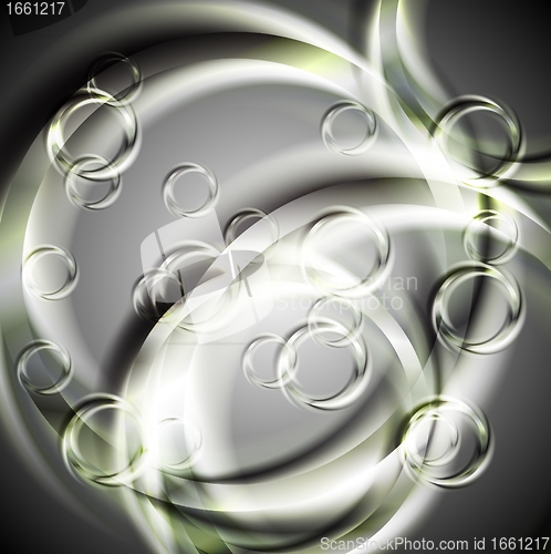 Image of Vibrant abstraction with circles