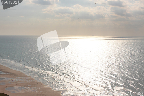 Image of seascape from the coast of opal in France