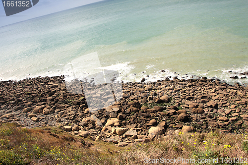 Image of seascape from the coast of opal in France