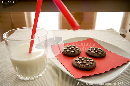 Image of milk snack time