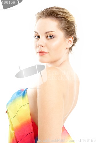 Image of rainbow cloth