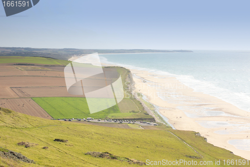 Image of seascape from the coast of opal in France