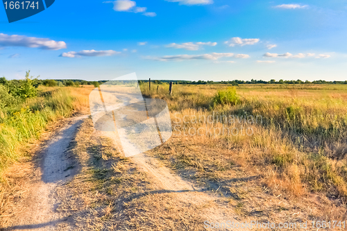 Image of dusty road