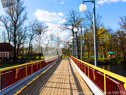 Image of wooden bridge