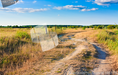 Image of dusty road