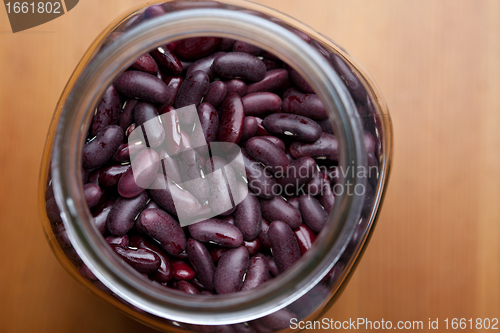 Image of red beans, texture