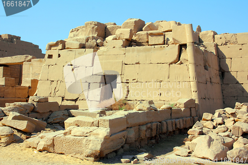 Image of tomb in karnak temple in Luxor Egypt