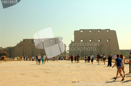 Image of famouse karnak temple in Luxor