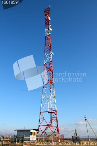 Image of wireless communications tower