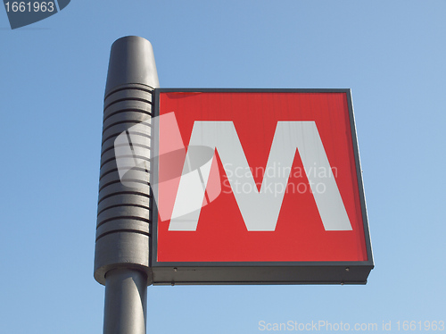 Image of Subway sign