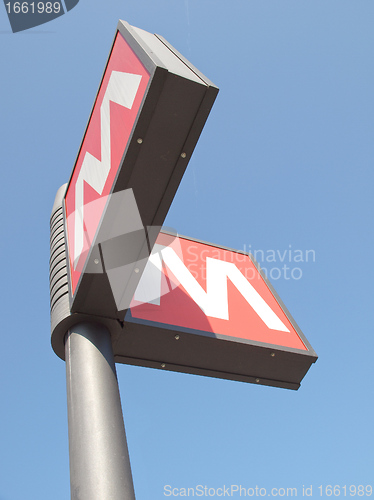 Image of Subway sign