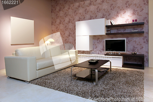Image of Pink living room