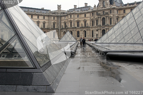 Image of At Louvre Entrance