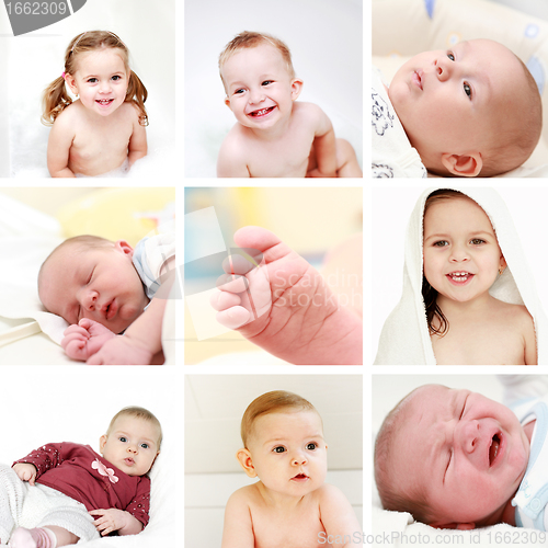 Image of Babies and kids collage