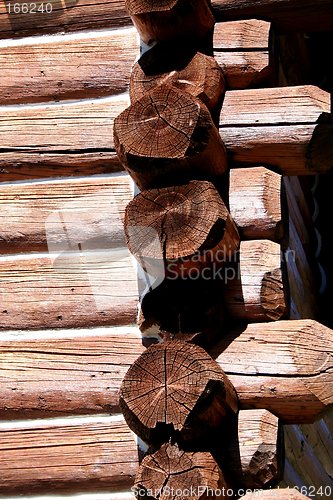 Image of Log Cabin Detail