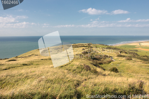 Image of landscape of the Opal Coast in France