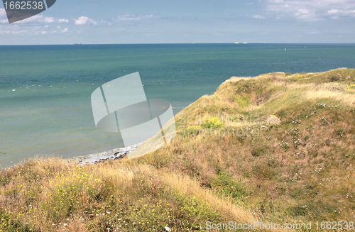 Image of landscape of the Opal Coast in France