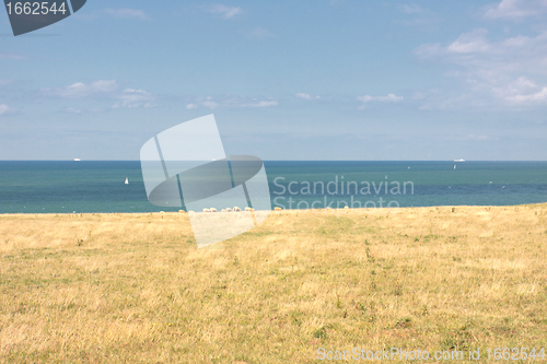 Image of landscape of the Opal Coast in France