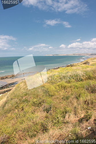 Image of landscape of the Opal Coast in France