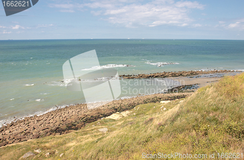 Image of landscape of the Opal Coast in France