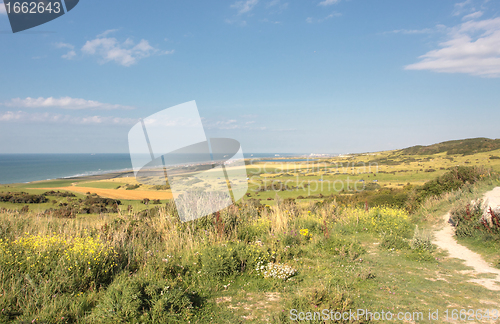 Image of landscape of the Opal Coast in France