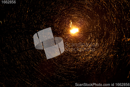 Image of Abstract effect of light in the rain