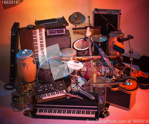 Image of mix of instruments