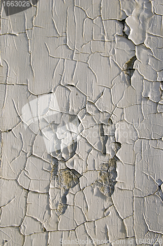 Image of background of vintage white paint wood plank wall 