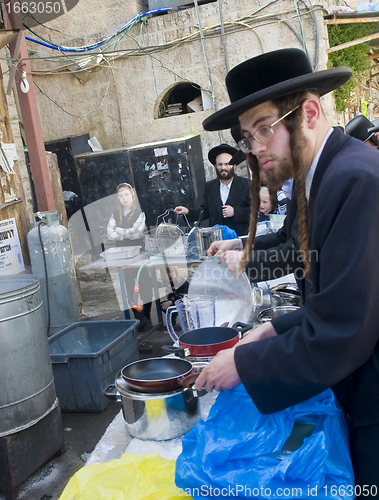 Image of Passover preparation