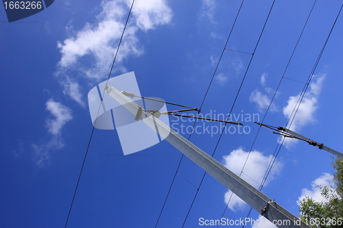 Image of catenary of a railway track