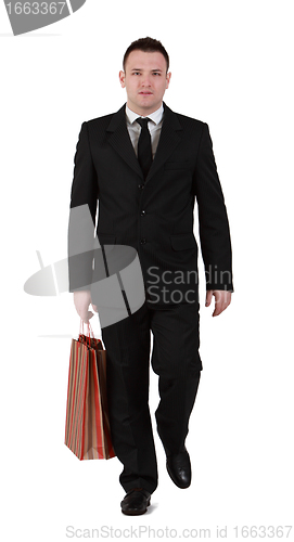 Image of Businessman shopping