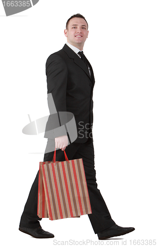 Image of Businessman shopping