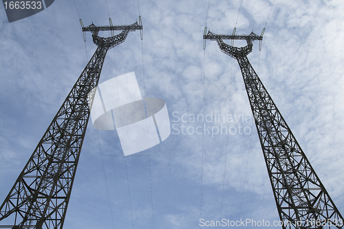 Image of Power transmission pole