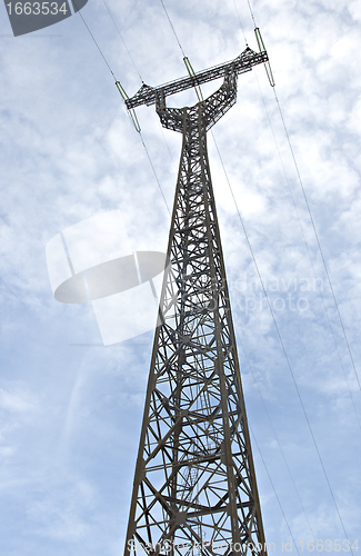 Image of Power transmission pole