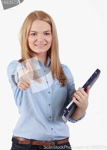 Image of Young student girl