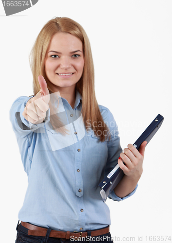 Image of Young student girl