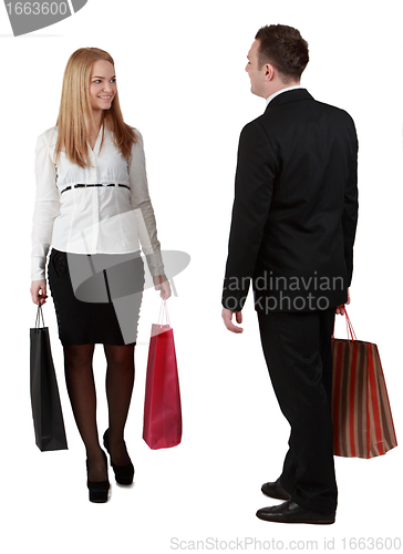 Image of Couple shopping